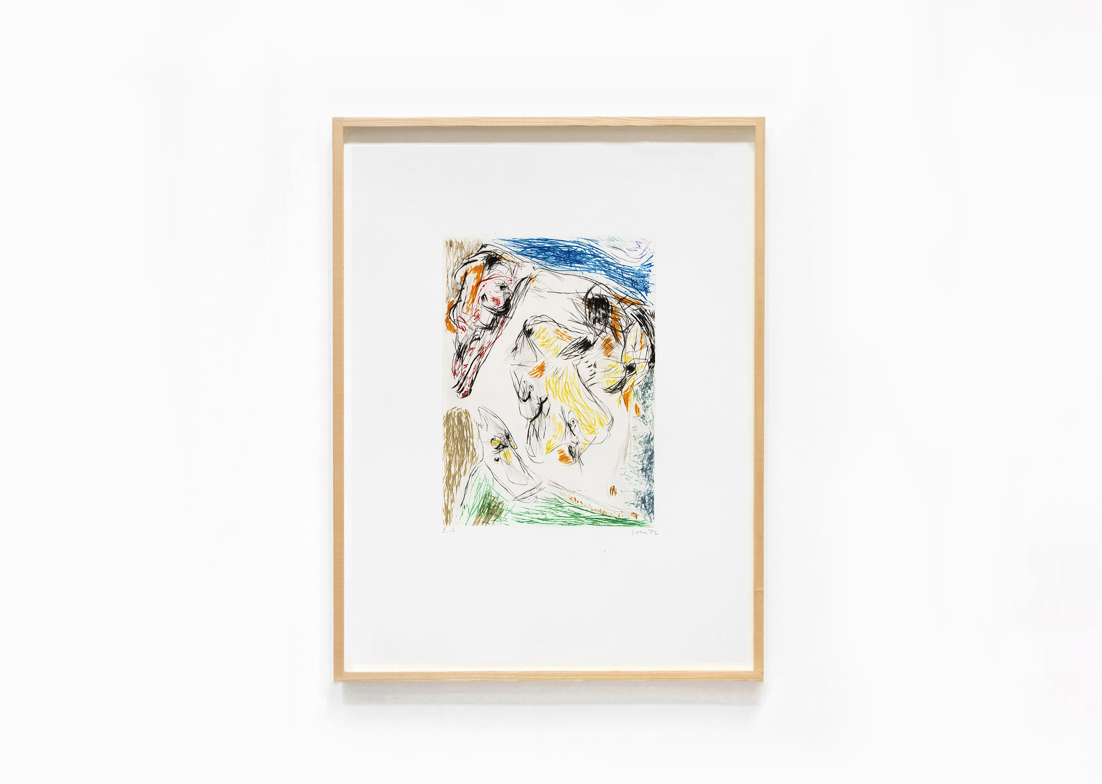 estampe Entrée de secours Asger Jorn